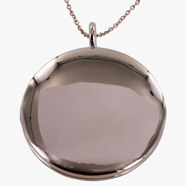 Lucy Locket Sterling Silver Large Locket Necklace - Reeves & Reeves