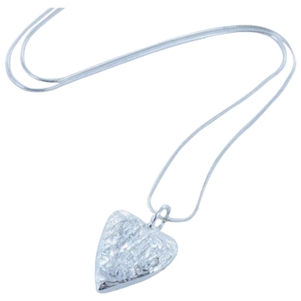Melting Heart Sterling Silver Necklace - Reeves & Reeves