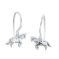 Origami Horse Drop Earrings - Reeves & Reeves