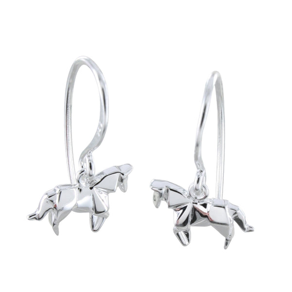 Origami Horse Drop Earrings - Reeves & Reeves
