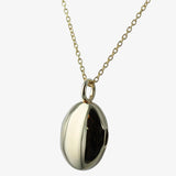Oval High Shine Sterling Silver Locket - Reeves & Reeves