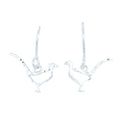 Pheasant Silhouette Sterling Silver Earrings - Reeves & Reeves