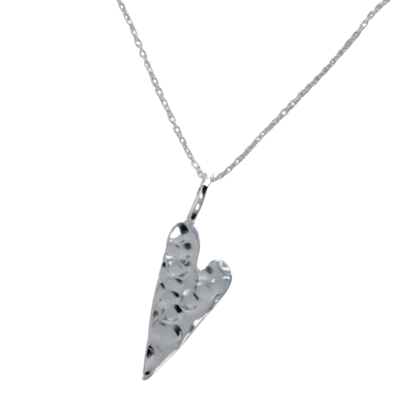 Queen of Hearts Sterling Silver Necklace (Large) - Reeves & Reeves