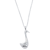 Runner Duck Sterling Silver Necklace - Reeves & Reeves
