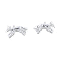Running Fox Sterling Silver Stud Earrings - Reeves & Reeves