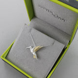 Silver and Gold Hummingbird Necklace - Reeves & Reeves