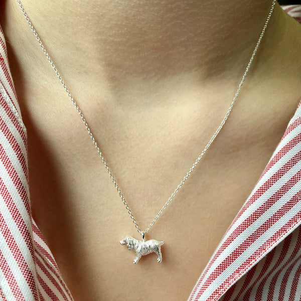 Silver Spaniel Necklace - Reeves & Reeves