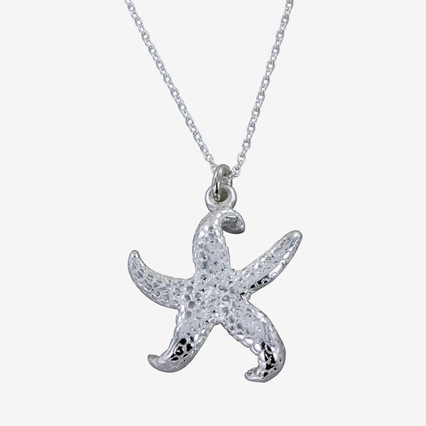 Silver Starfish Necklace - Reeves & Reeves