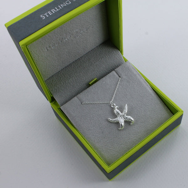 Silver Starfish Necklace - Reeves & Reeves