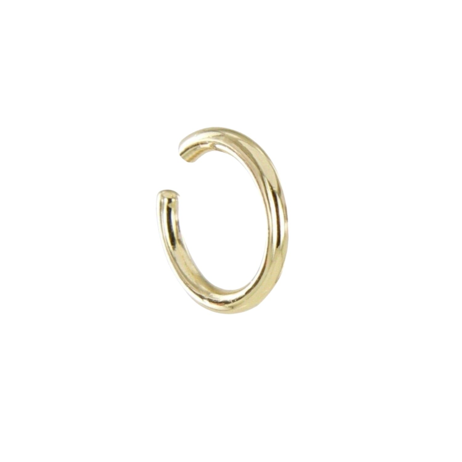 A simple ear cuff in sterling silver with 18ct gold plating.