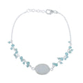 Sophie Aqua Stone Bracelet - Reeves & Reeves