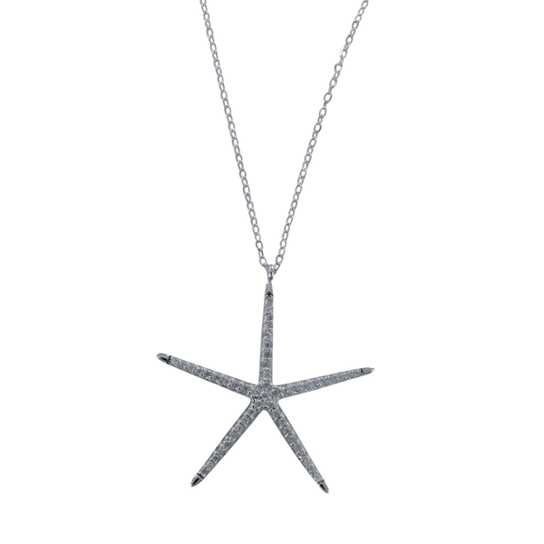 Sparkling Starfish Necklace - Reeves & Reeves