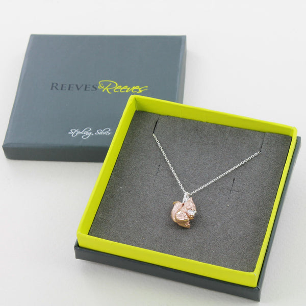Squirrel Nutkin Sterling Silver Necklace - Reeves & Reeves