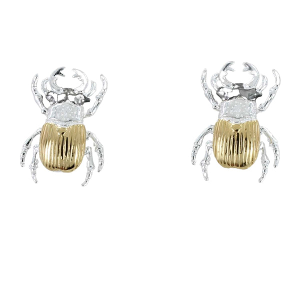 Stag Beetle Stud Earrings - Reeves & Reeves