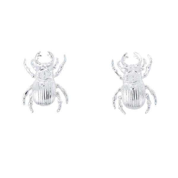 Stag Beetle Stud Earrings - Reeves & Reeves