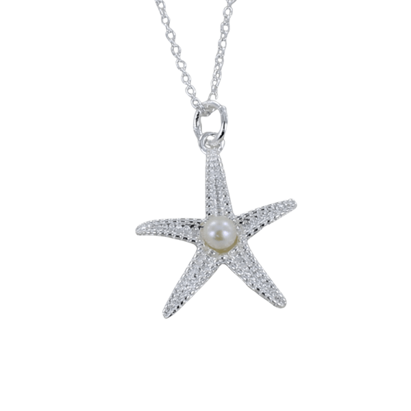 Starfish Pearl Sterling Silver Necklace - Reeves & Reeves