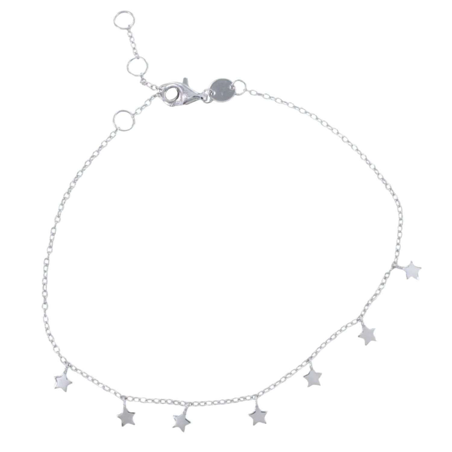 Starry Sterling Silver Charm Bracelet - Reeves & Reeves