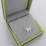 Sterling Silver 3D Sheep Necklace - Reeves & Reeves