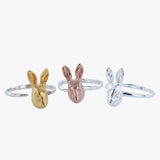 Sterling Silver Adjustable Hare Ring - Reeves & Reeves