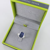Sterling Silver and Rough Tanzanite Ring - Reeves & Reeves