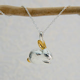 Sterling Silver Benjamin Bunny Necklace - Reeves & Reeves