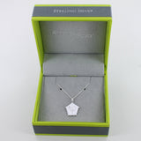 Sterling Silver Bird Box with Engraved Bird Necklace - Reeves & Reeves