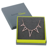 Sterling Silver Bunting Design Necklace - Reeves & Reeves