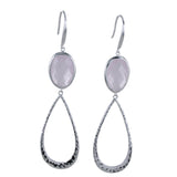 Sterling Silver Candy Stone Drop Earring - Reeves & Reeves