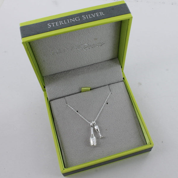 Sterling Silver Champagne Necklace - Reeves & Reeves