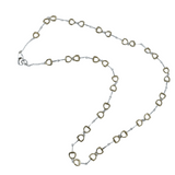 Sterling Silver Continuous Snaffle Necklace - Reeves & Reeves