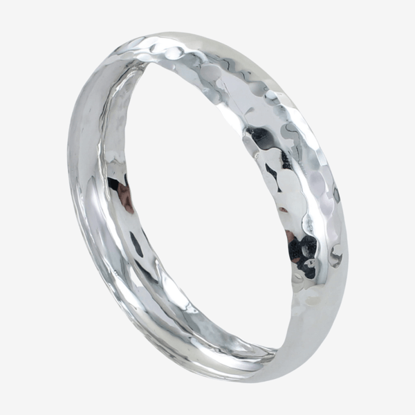 Sterling Silver Dazzle Bangle - Reeves & Reeves