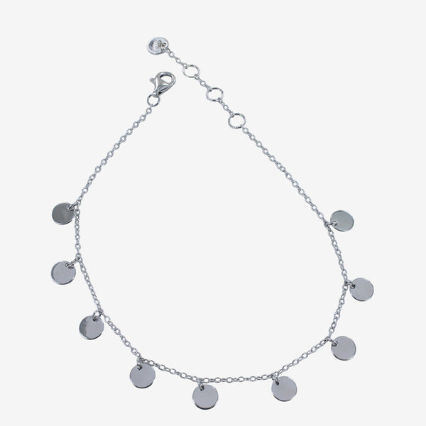 Sterling Silver Dotty Charm Bracelet - Reeves & Reeves