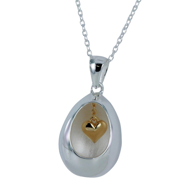 Sterling Silver Egg-Squisite Necklace - Reeves & Reeves