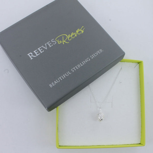 Sterling Silver Fircone Necklace - Reeves & Reeves