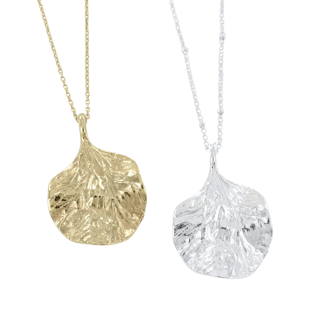 Flower petal necklace deals
