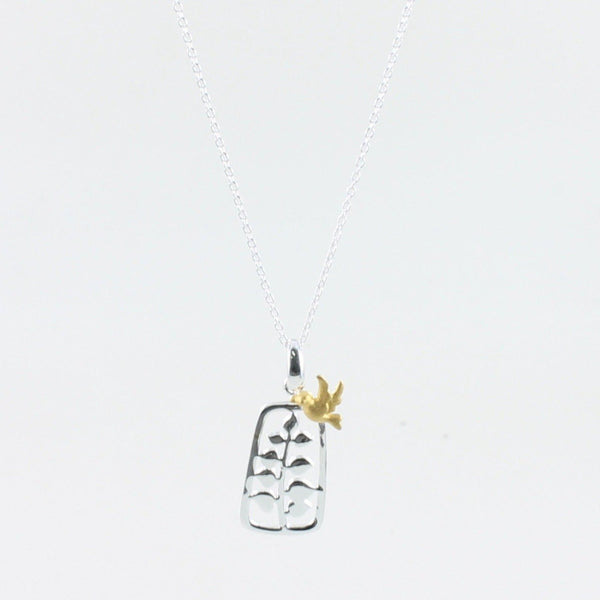 Sterling Silver Fly Away Necklace - Reeves & Reeves