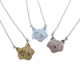 Sterling Silver Fox Mask Necklace - Reeves & Reeves