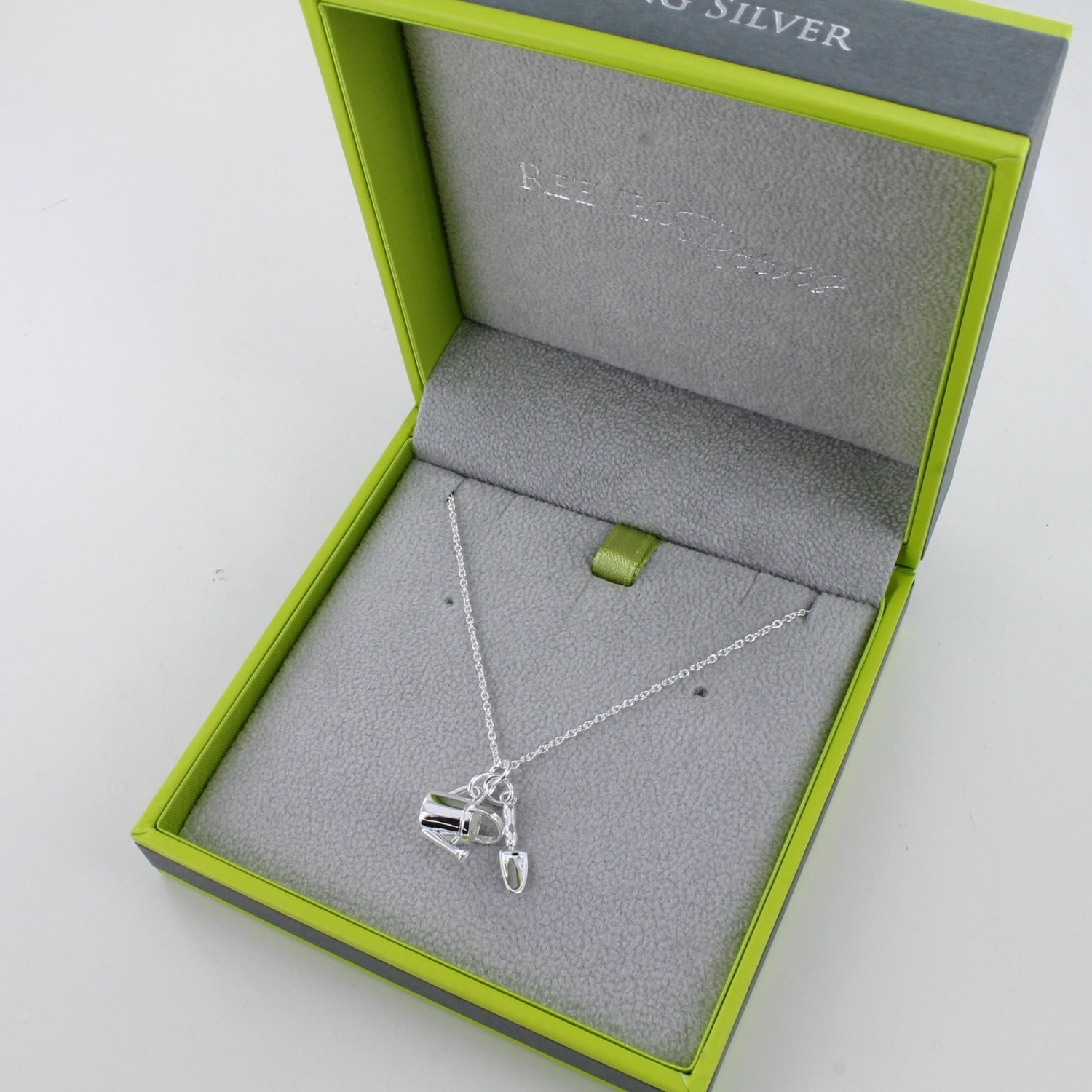 Sterling Silver Garden Charm Necklace - Reeves & Reeves