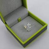 Sterling Silver Gold Star Ring - Reeves & Reeves