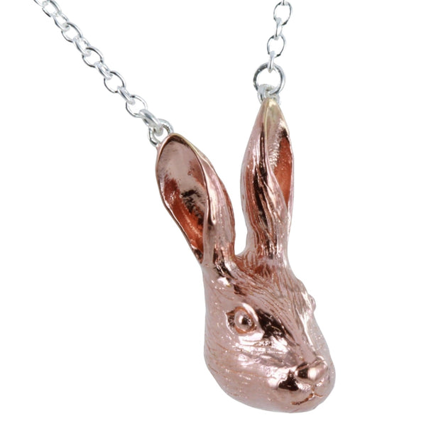 Sterling Silver Hare Necklace - Reeves & Reeves