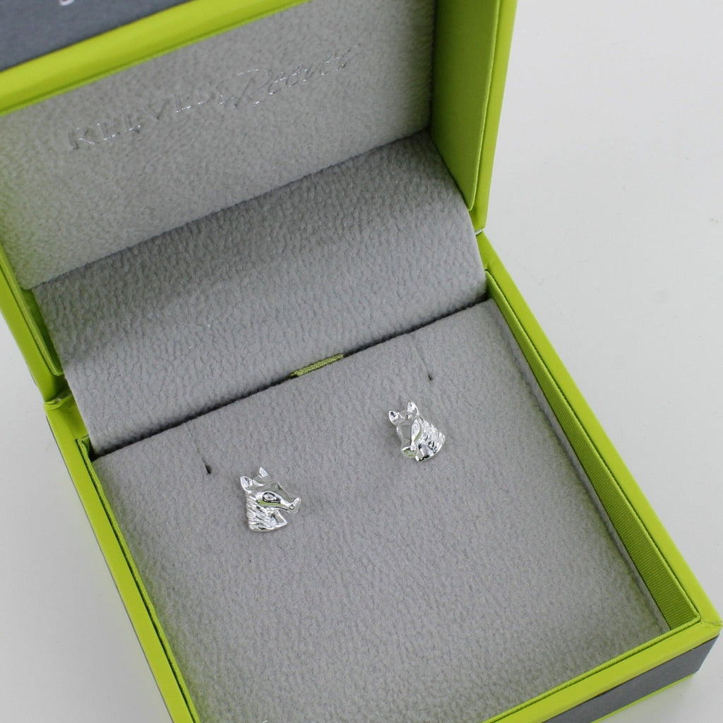 Sterling Silver Horse Head Stud Earrings - Reeves & Reeves