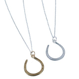 Sterling Silver Horseshoe Necklace - Reeves & Reeves
