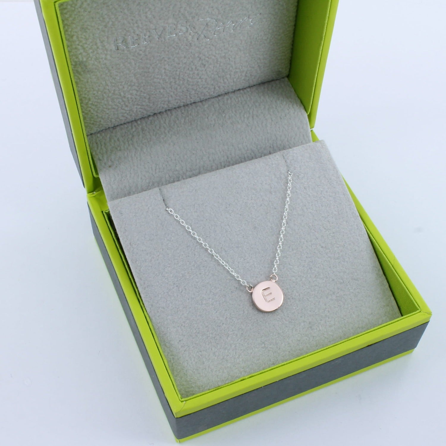 Sterling Silver Initial Necklace - Reeves & Reeves