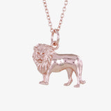 Sterling Silver Lion Necklace - Reeves & Reeves