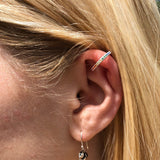 Sterling Silver Multi Stone Pavé Ear Cuff - Reeves & Reeves