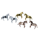 Sterling Silver Origami Horse Stud Earrings - Reeves & Reeves