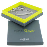 Sterling Silver Pavé Flash Slider Bracelet - Reeves & Reeves