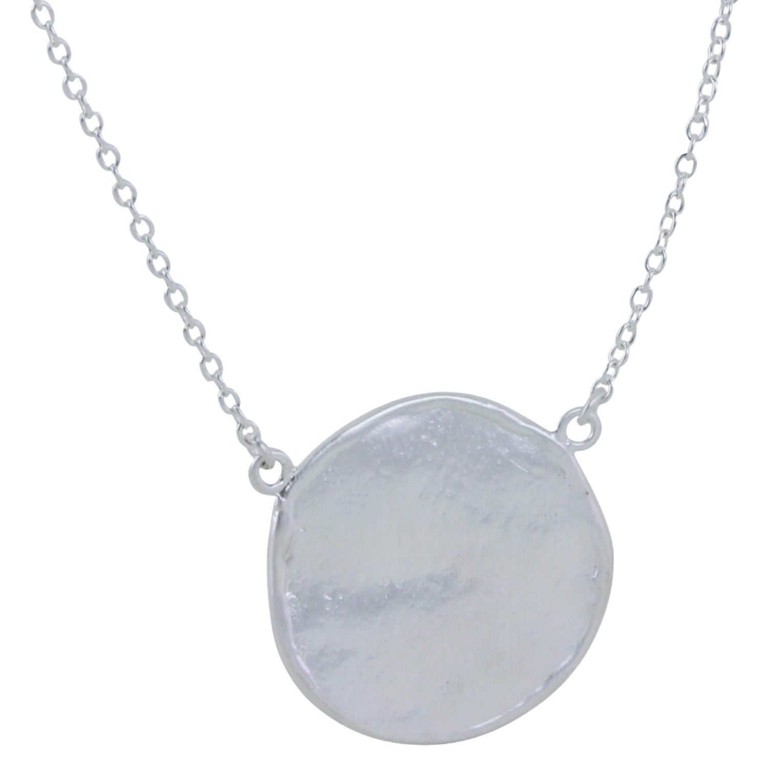Sterling Silver Penny Necklace - Reeves & Reeves