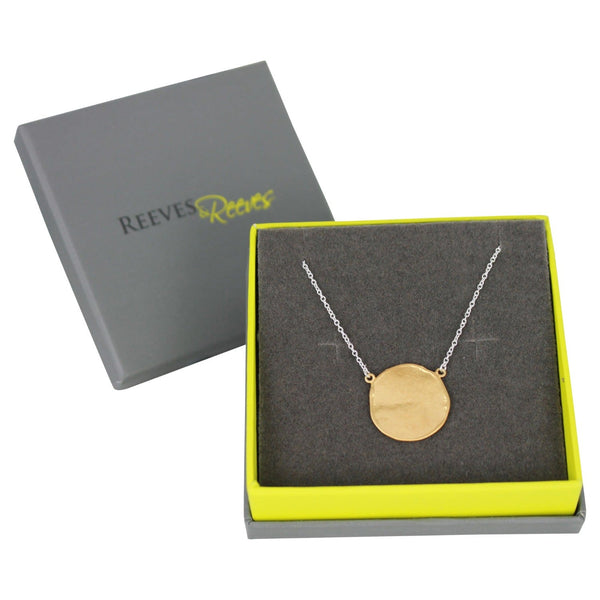 Sterling Silver Penny Necklace - Reeves & Reeves