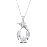 Sterling Silver Perfect Penguin Necklace - Reeves & Reeves